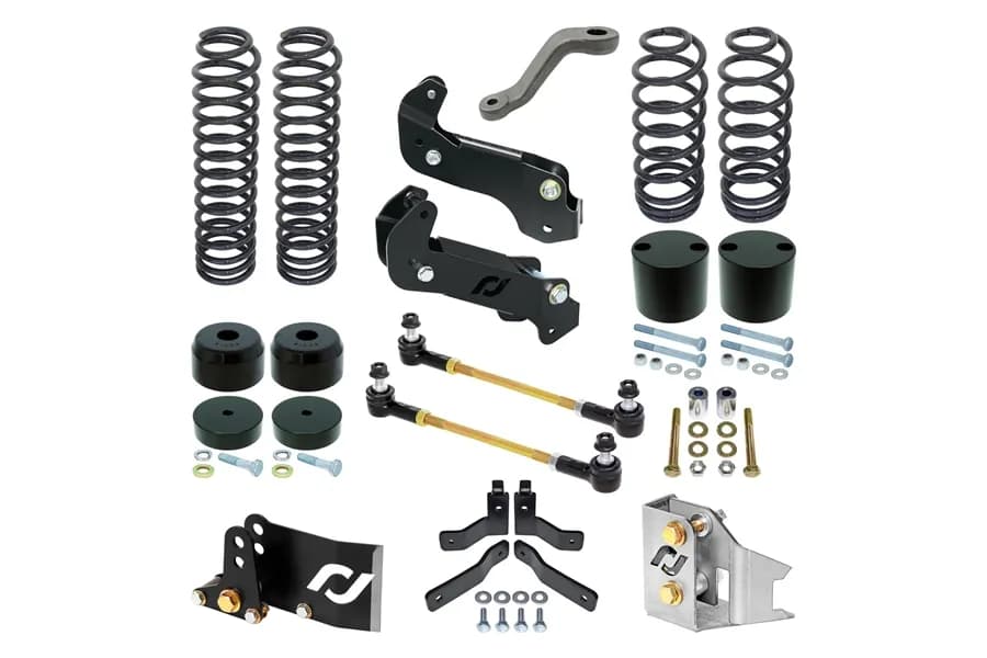 Driver Lift Kit for JK Wrangler Unlimited (4-door) 4 Inch lift RockJock 4X4