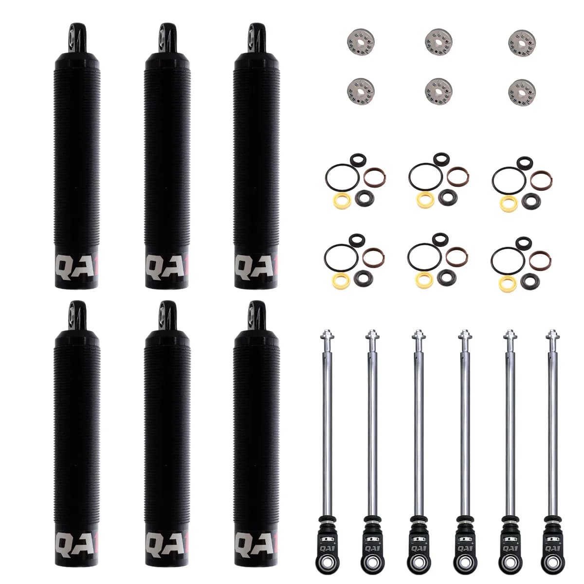 Shock Large Aluminum C/O 11.38 16.25 Eyeb/Eyeb Vnone Dry ld Piston 6 Pack