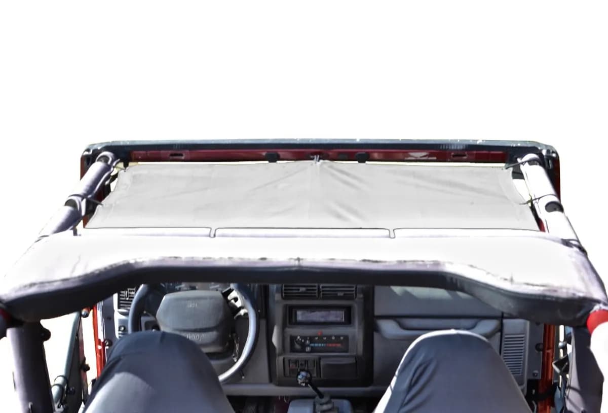 Tops and Covers 1997-2006 Fabric Teddy White Front Seats Only