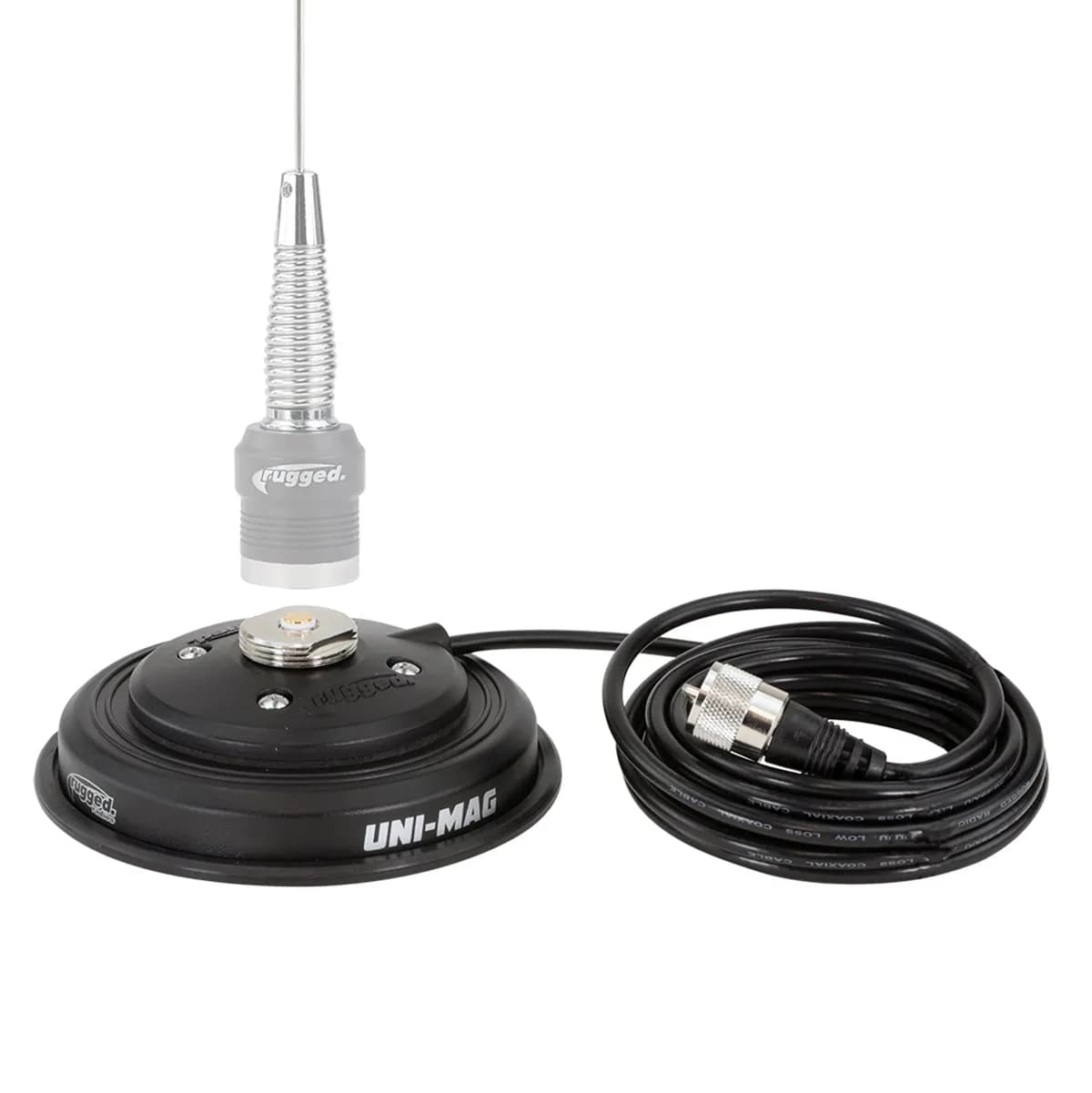 Rugged Radios UNI-MAG Universal NMO or Magnetic Antenna Mount