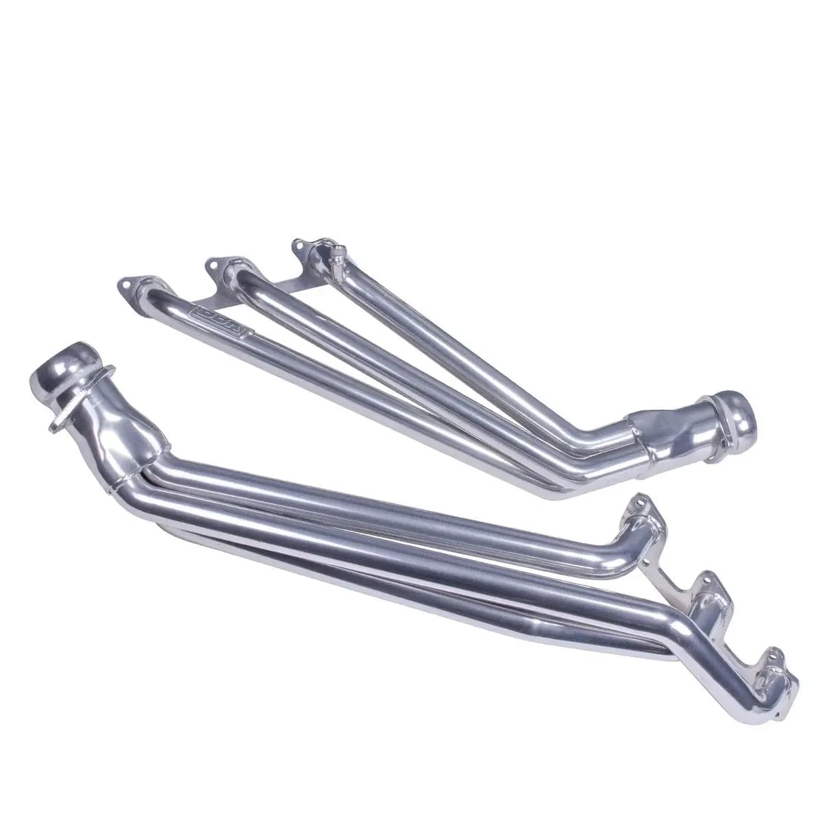 2005-2010 Ford Mustang v6 1-58 Long Tube Headers - Use 16431 Mid Pipe - Polished Silver Ceramic
