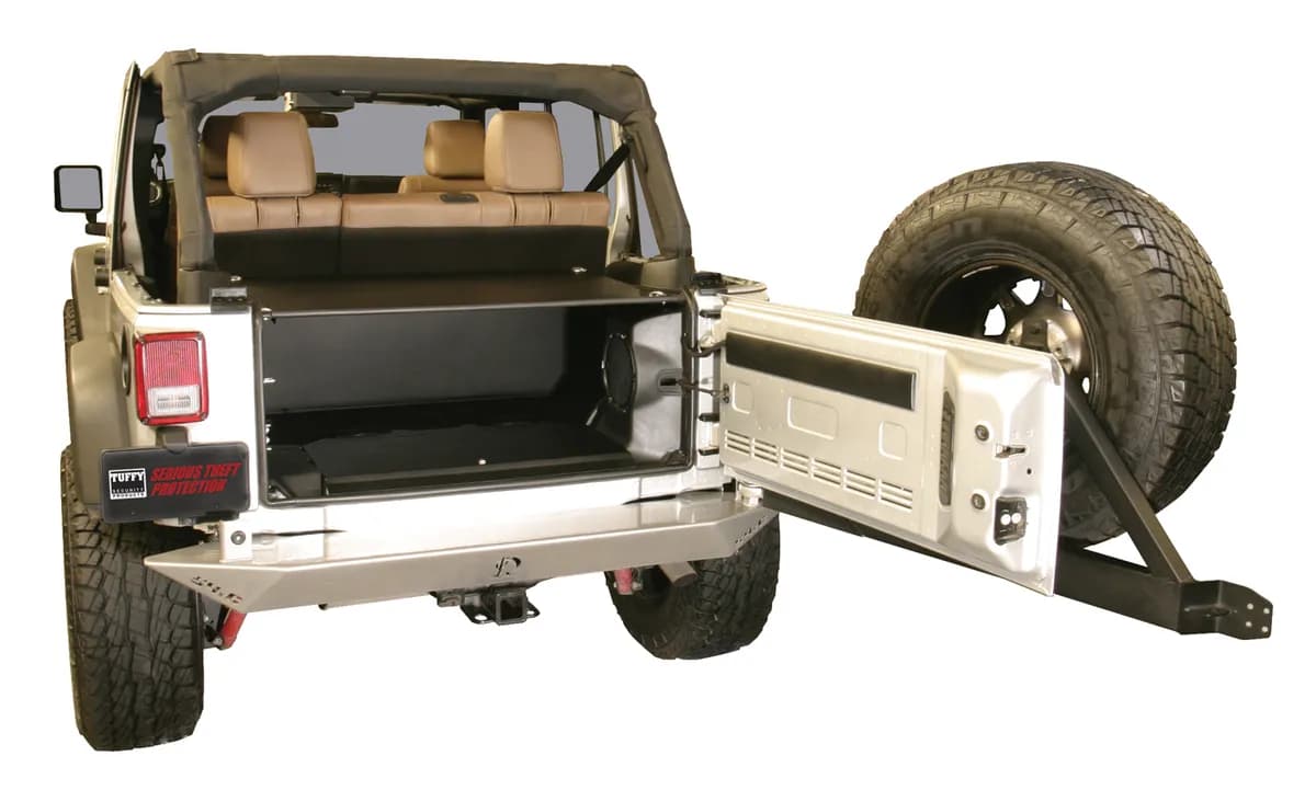 Premium Cargo Enclosure - '11-13 Wrangler JK {4-Door}; '14-18 Wrangler JK (Black)