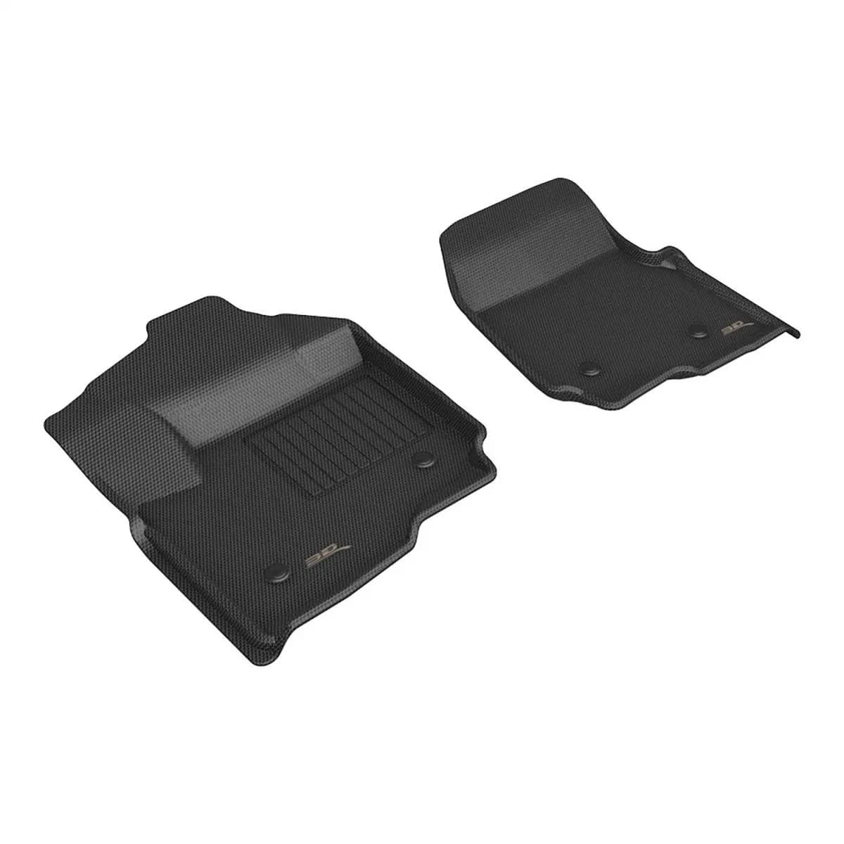 23c F250 Supercab Kagu 1st Row Floor Liner 2pc Black