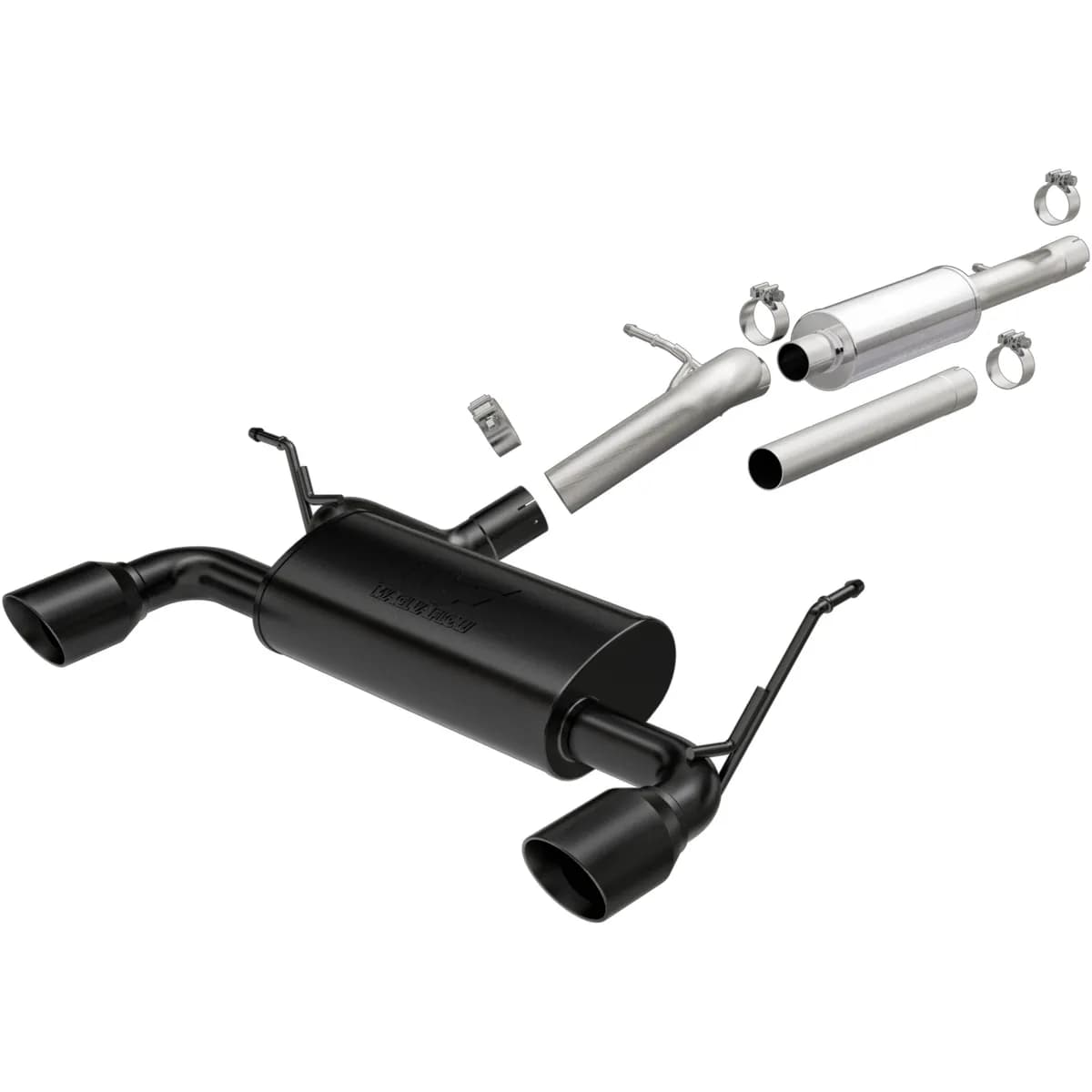 MagnaFlow 2018 Jeep Wrangler JK 3.6L | 2012-2017 Jeep Wrangler 3.6L Street Series Cat-Back Performance Exhaust System 19327
