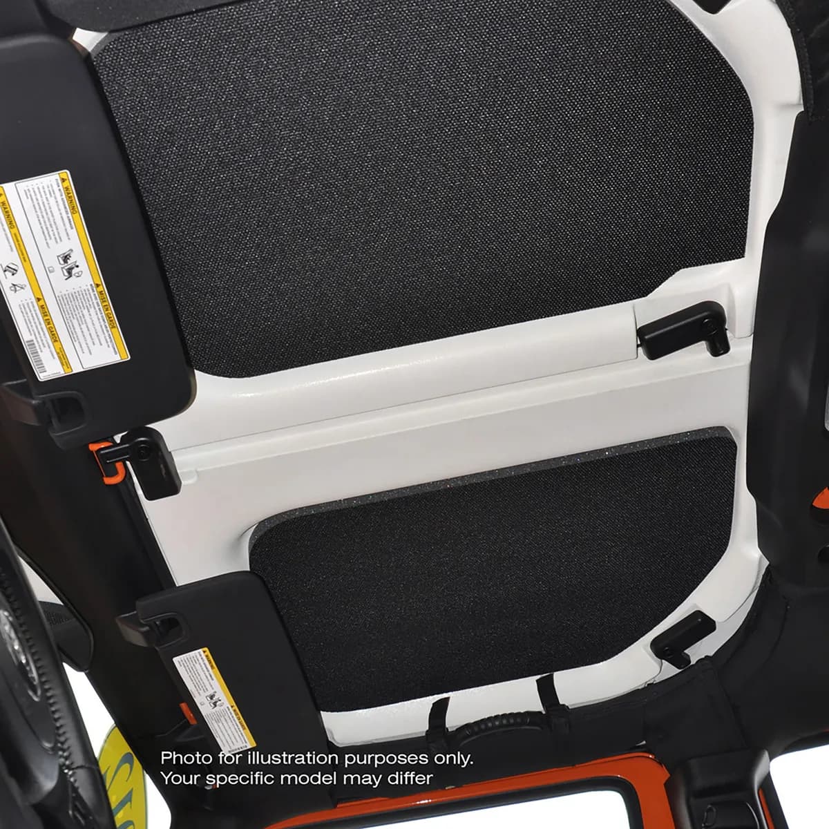 DEI 50287 '11-'18 Wrangler JK 2-Door White Original Finish Complete Headliner Kit 050287