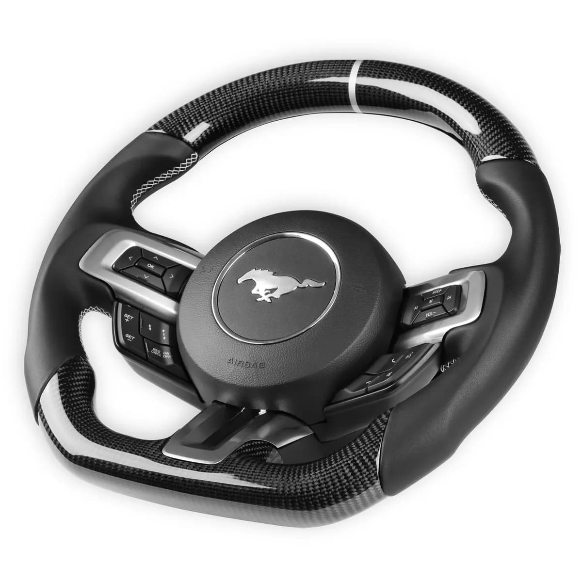 Drake Muscle Cars Steering Wheel - Carbon Fiber