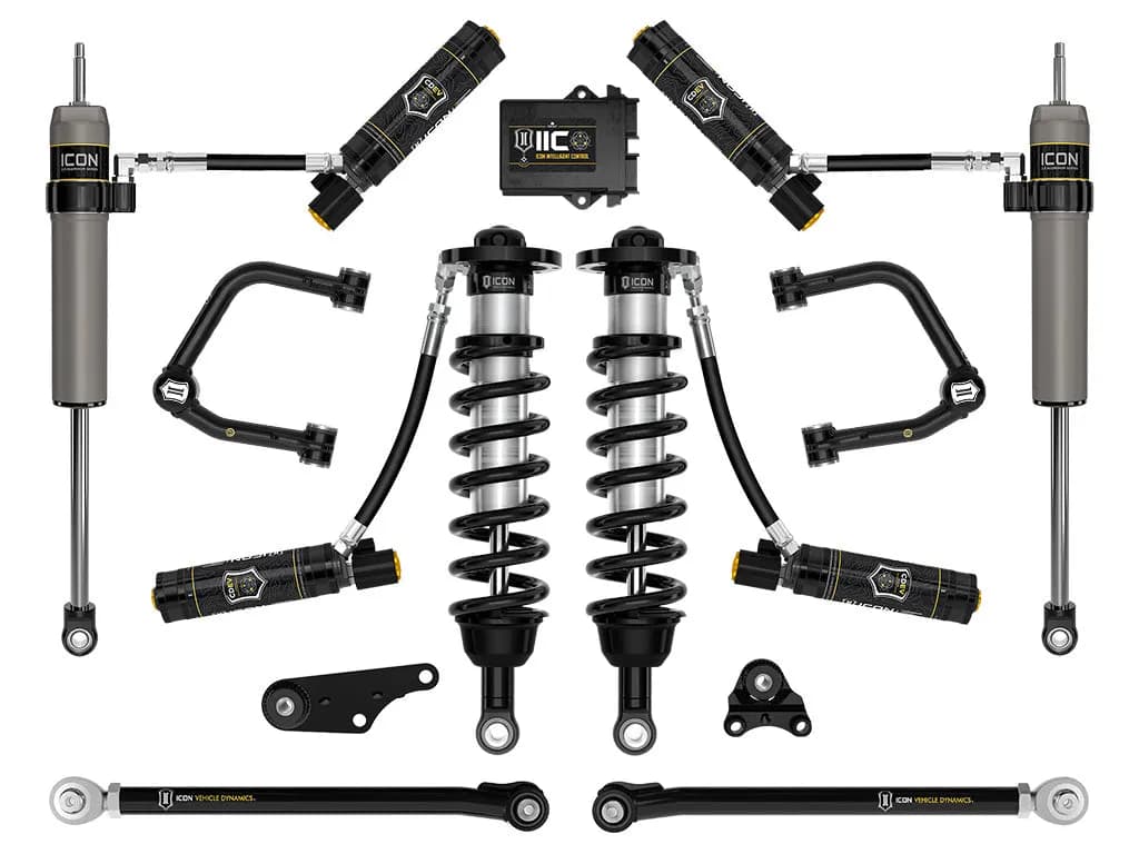 ICON 2024-2025 Toyota Tacoma 1.25-3" Lift, Stage 10 Suspension System, Tubular