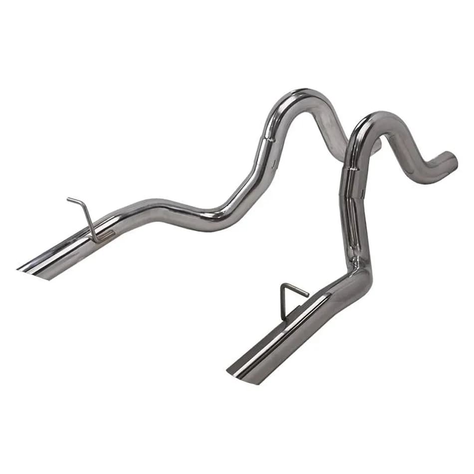 1986-1993 Mustang 3 Inch Tailpipe Exhaust Kit 304 Polished Stainless Steel Pypes Performance Exhaust