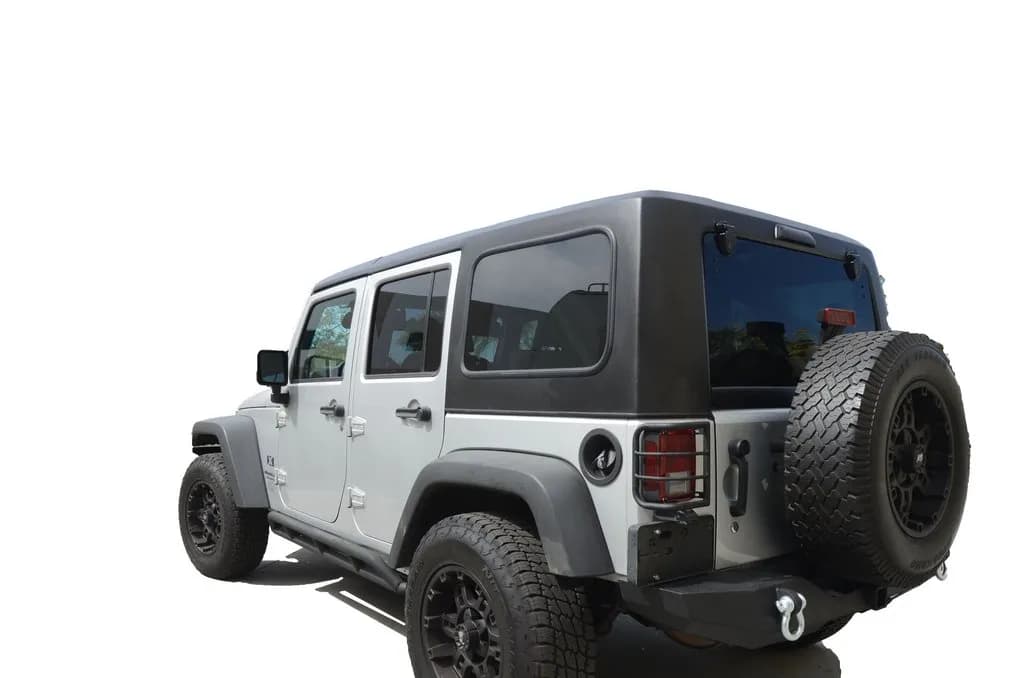 0718 Wrangler 4DR 2pc Hard Top(Square Back)(Factory Style)(No Deforst no Wiper)