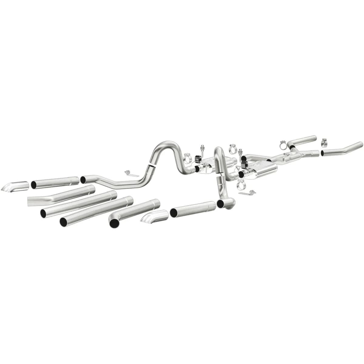 MagnaFlow Exhaust Products 15894 Street Series Stainless Crossmember-Back System