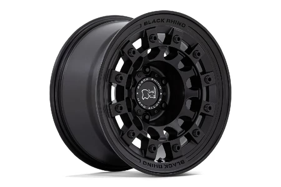 Wheel Pros Fuji Series Wheel 17X8 5X5.0 38mm Offset Matte Black - JK/JL/JT