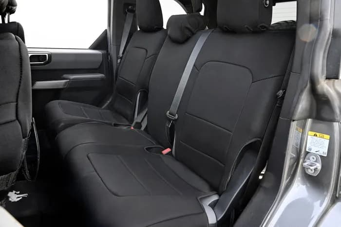 Body Armor Rear Seat Covers - Black - Bronco 2021+ 4Dr