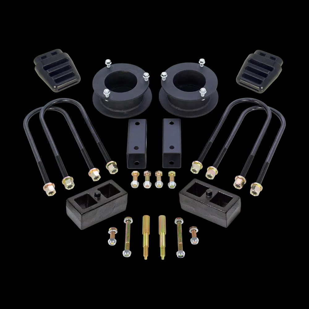 25003500 - 3.0 Front Coil Spacer-2.0 Rear Block-Wo Top Overload 2003-2013 Dodge-Ram 25003500 4WD