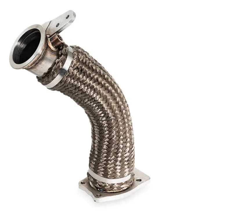 Three-Inch 304 Stainless Steel High-Flow Down Pipe - 2017-2020+ GM 6.6L Duramax L5P