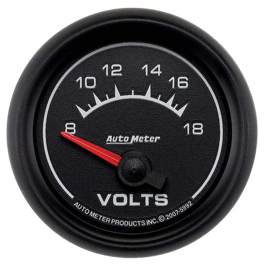Gauge, Voltmeter, 2 1/16", 18V, Electric, ES