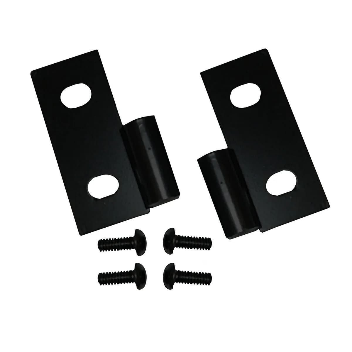 Lower Door Hinge Brackets Black 1976-2006 Jeep CJ/Wrangler By Rugged Ridge