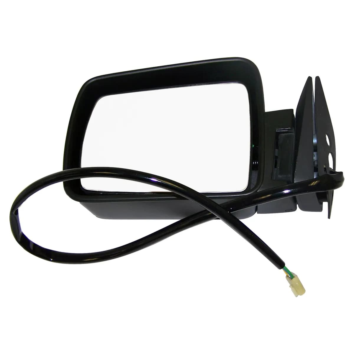 Crown Automotive Jeep Replacement 55075433 Left Power, Folding Black Mirror for 1984-1996 Jeep XJ Cherokee, MJ Comanche