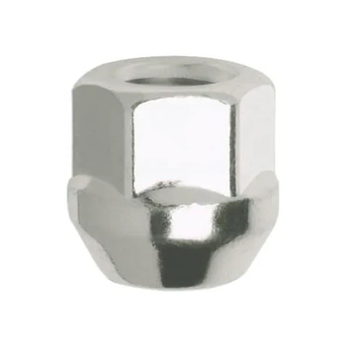 Acorn Bulge Open End Lug Nut 3/4" Hex 12mmx1.50 Zinc Bulk 40038
