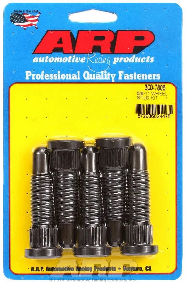 58-11 X 2.65 short knurl wheel stud kit