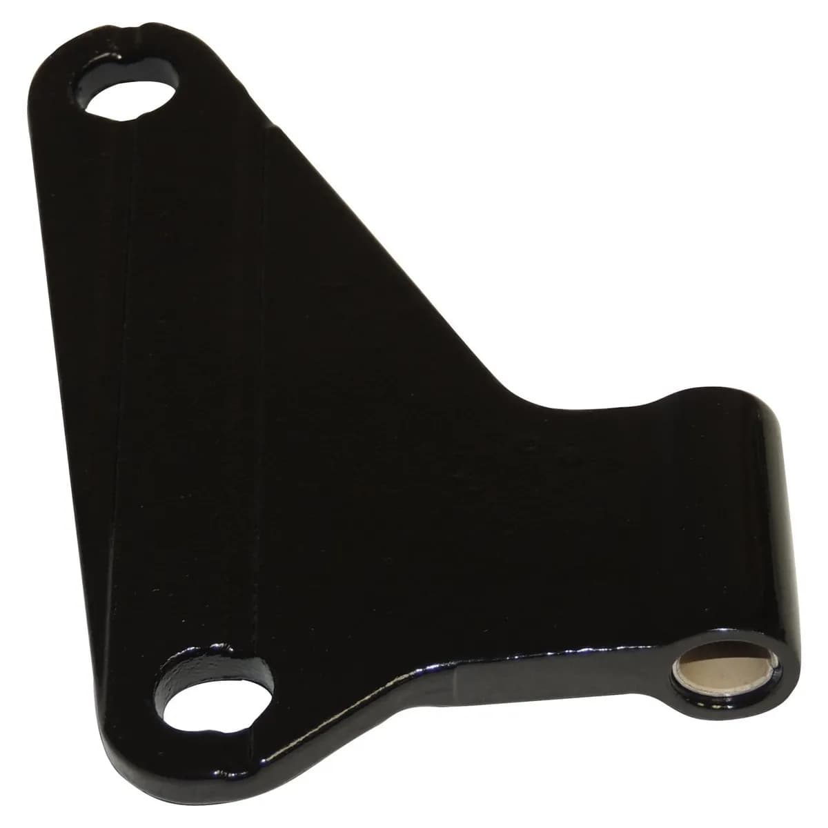 Door Hinge; Front Left; Black Paintable Finish;