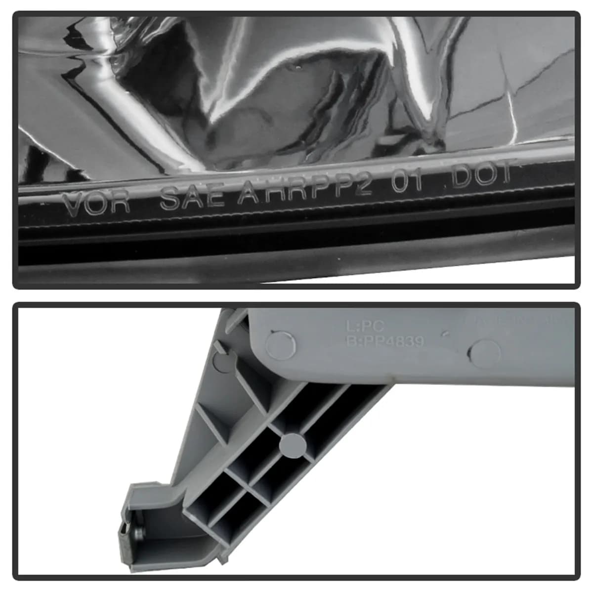 0305 4runner Crystal Headlightsblack