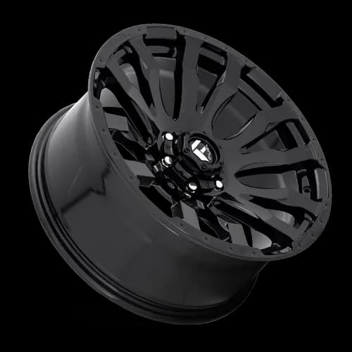 Aluminum Wheels 20X10 Blitz D675 5 On 127 Gloss Black 71.5 Bore -18 Offset Multi Spoke Fuel Off Road Wheels
