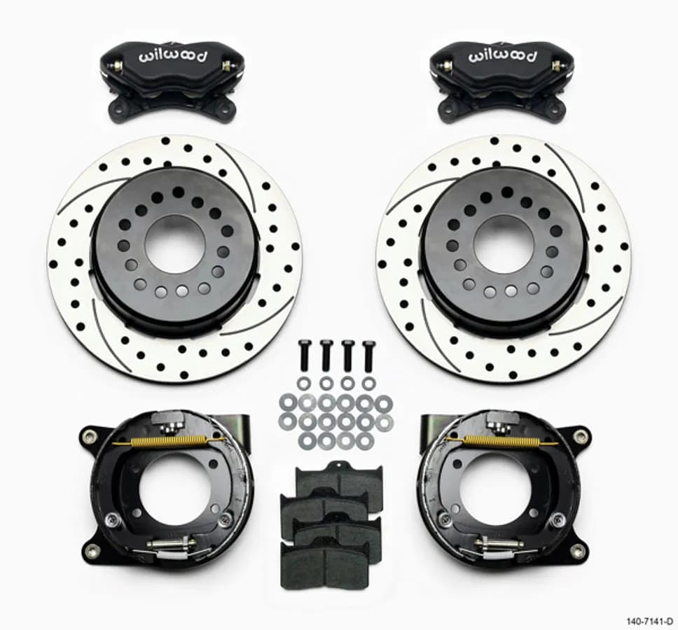 1964 - 1974 Buick, Chevrolet, Oldsmobile, Pontiac Forged Dynalite Rear Parking Brake Kit - 140-7141