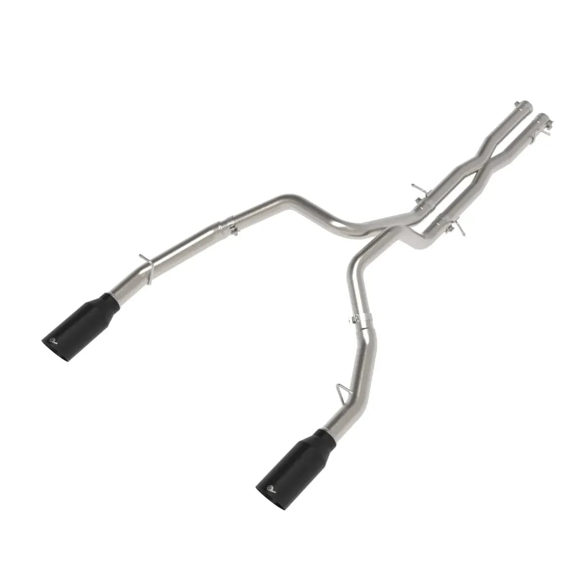 Advanced Flow Engineering Vulcan Series 3 IN to 3-1/2 IN Stainless Steel Cat-Back Exhaust System Black RAM 1500 RHO 2025 L6-3.0L (tt)-49-32087-B