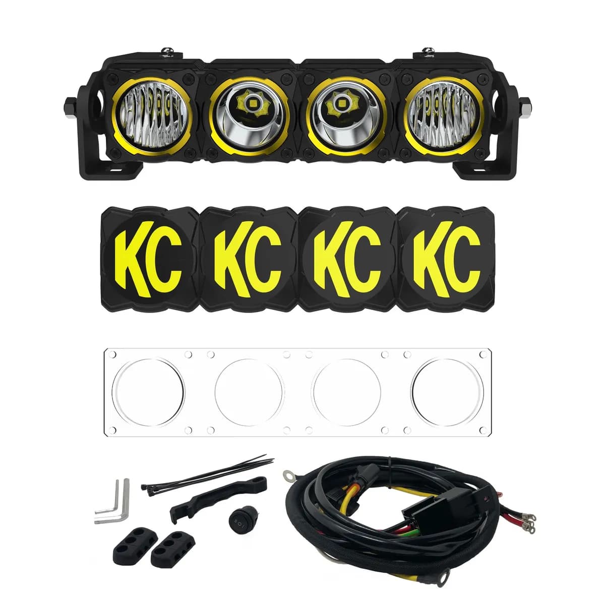 KC Hilites 291 Flex Era LED Light Bar - 10 Inch Master Kit