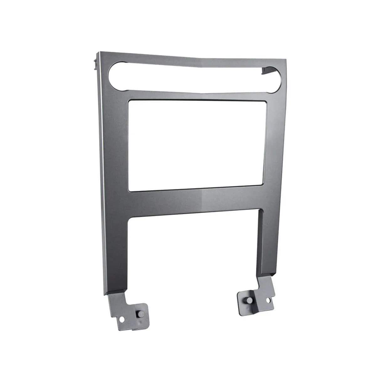 TURBOKits; Radio Installation Kit; Incl. Instructions/Hardware; For Double DIN/Two Single DIN; Painted Silver To Match Factory Dash;