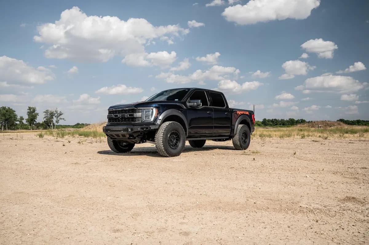 Freedom Front Bumper Base For 2021-2025 Ford Raptor Non-winch Texture Black Powdercoat Bodyguard Bumpers
