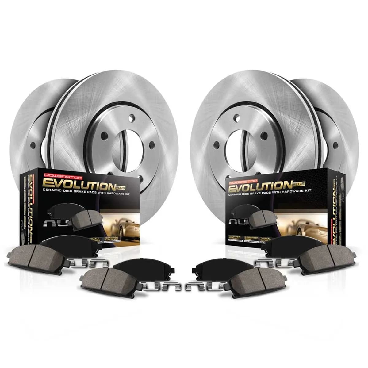Z17 Direct Replacement Kit: Rotors; Ceramic Pads W/Hardware