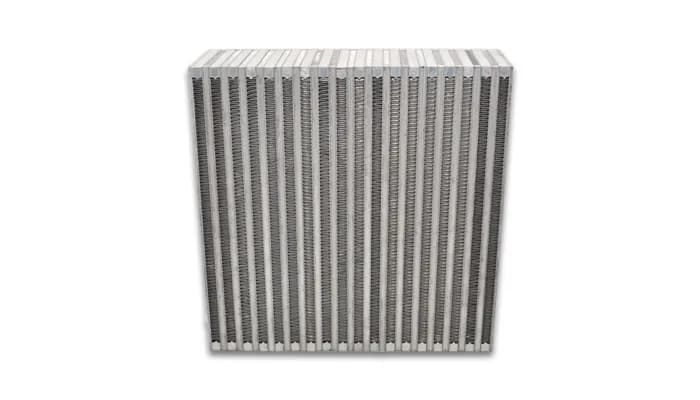 Vertical Flow Intercooler Core; 12 in. Core Width; 3.5 in. Core Thickness; 12 in. Height; 6061 Aluminum;