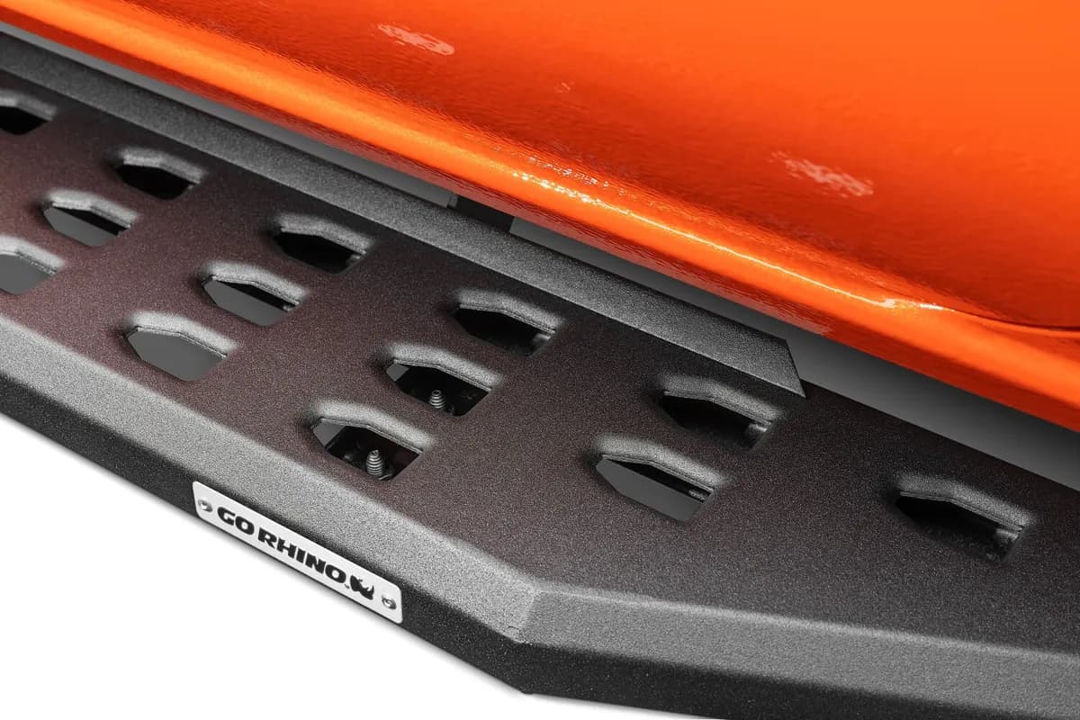 80in Long Running Boards Side Step rb 20 Black Powdercoat(Brkts Sold Sep)