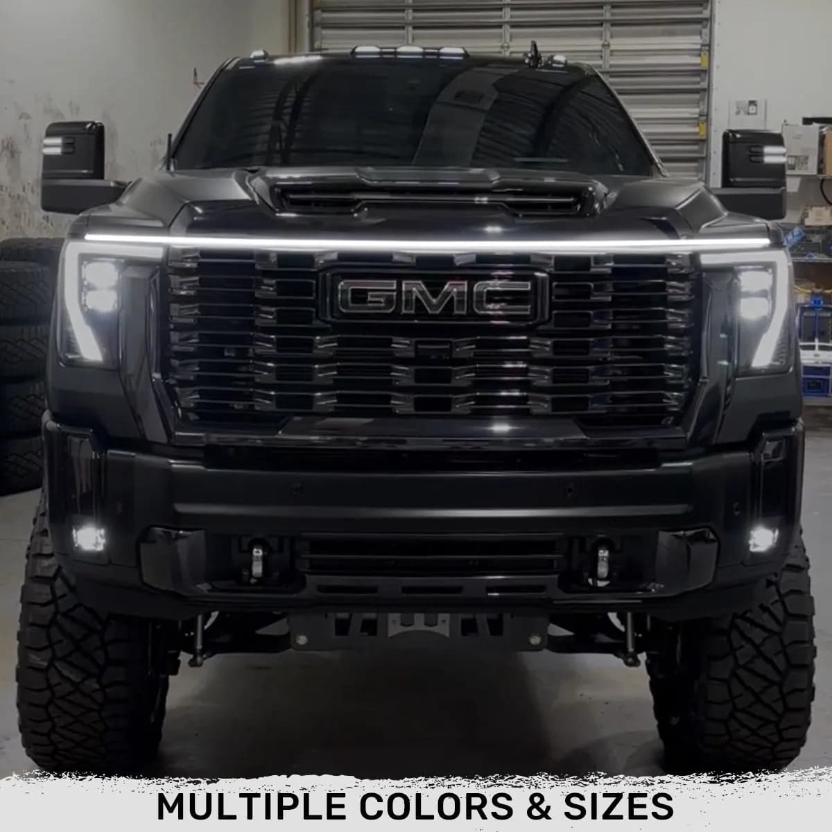 Recon High Powered White LED Under Hood DRL Light Strip With Start-Up Sequence in 59 Length