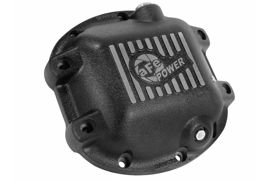 aFe POWER Pro Series Rear Differential Cover w/ Machined Fins - Black - JK/TJ/XJ