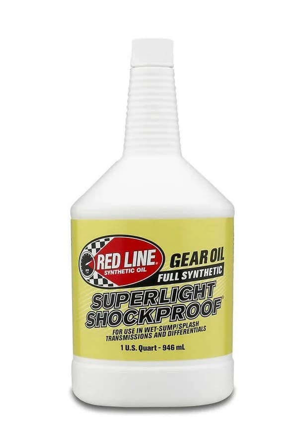 Gear Oil Synthetic Superlight Shockproof 1 Quart Red Line Oil