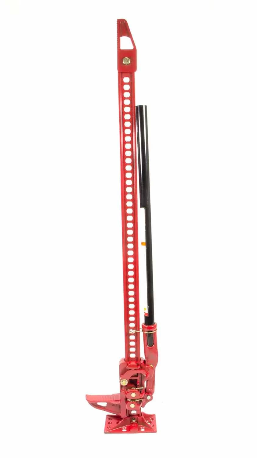 48 All Cast Model 7000 lb. Capacity 4660 Rated Capacity. Red Jack with a Black Handle.