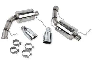 Exhaust Kit Dual Axle-Back w Round Tips Enhanced Sound