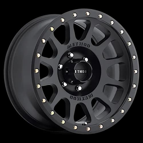 Aluminum Wheels 17x8.5 NV MR305 Bolt Pattern 6 On 135 Offset 25 Lip Size 1.18 Matte Black MB Method