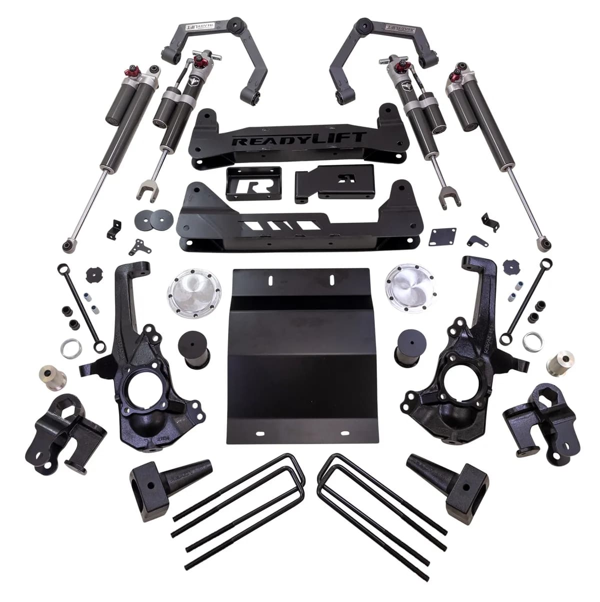 ReadyLift Suspension 6 MAX3.3 Suspension System W/ Falcon 3.3 Shocks And Fab UCA Arms - 2020-2025 GM Silverado / Sierra 2500HD/3500HD 42-30660