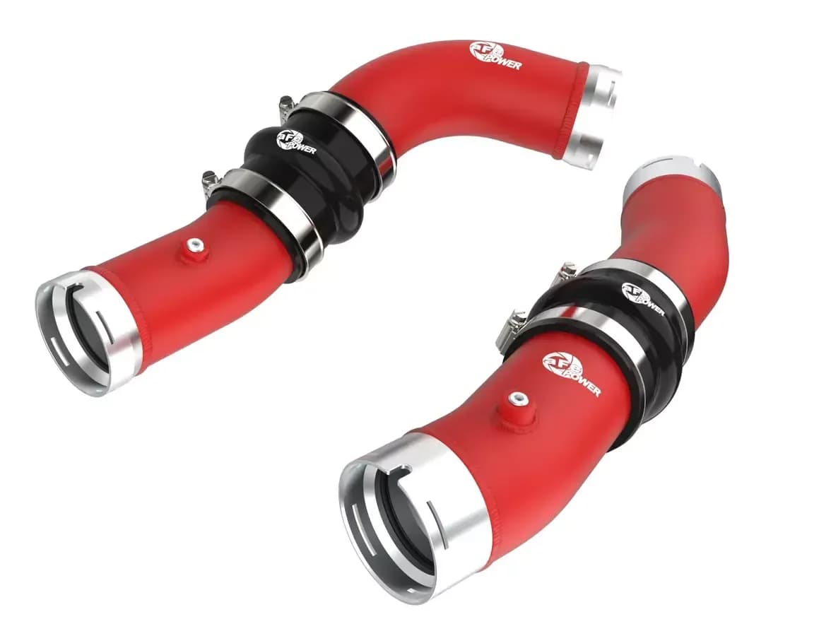 BladeRunner 2-1/2 IN & 3 IN Aluminum Hot and Cold Charge Pipe Kit Red Toyota Tacoma 24-25 L4-2.4L (t)