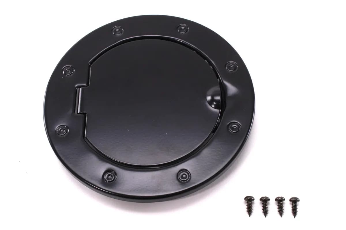 Fuel Cover Black Stainless Steel JK Wrangler 0718