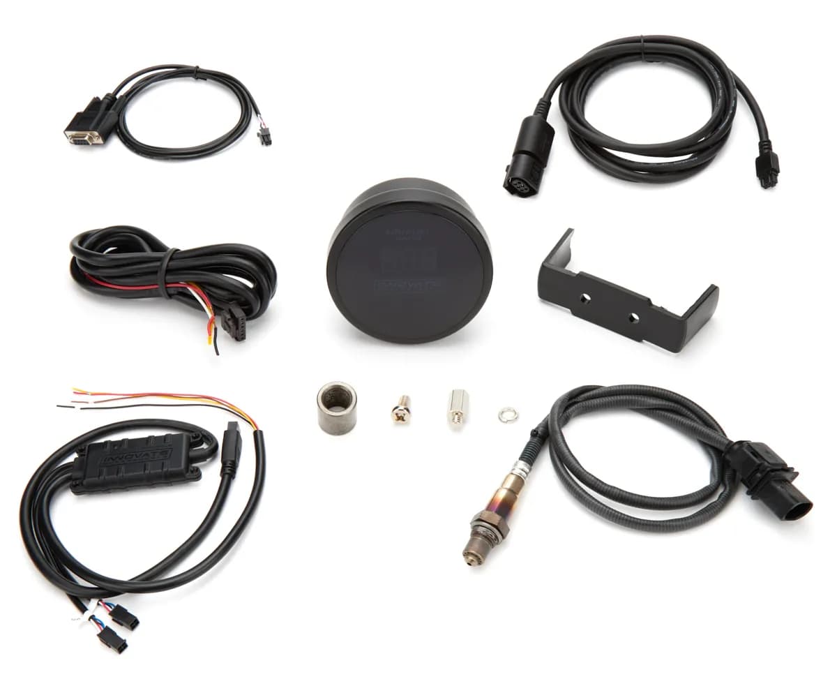 DB Series Green Wideband Air/Fuel Ratio Gauge Kit; Complete with LC-2