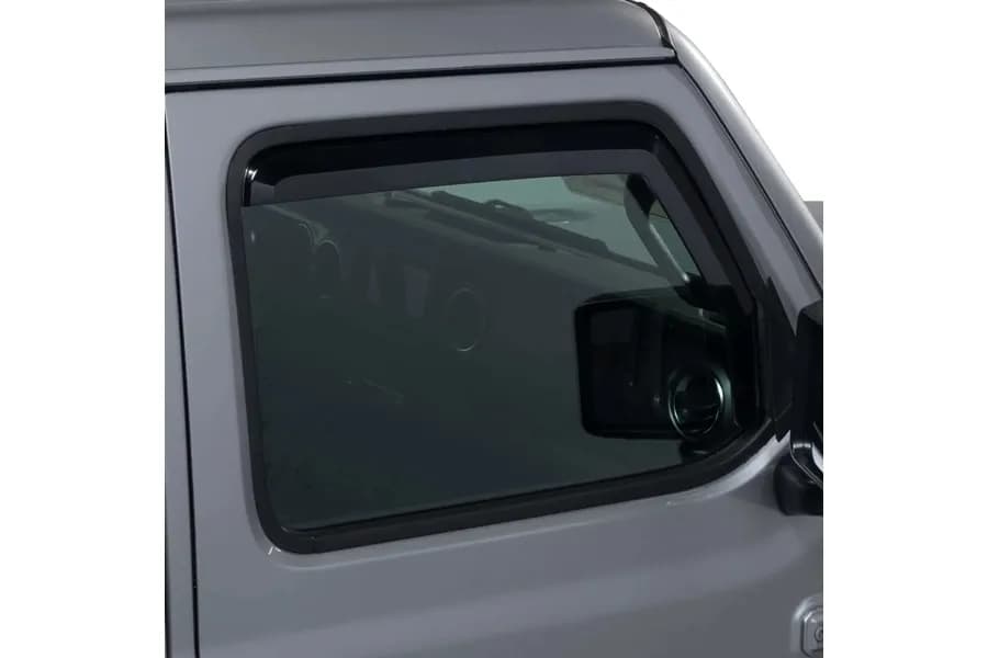 18c Wrangler Jl/20c Gladiator Front 2 Pc Black Tinted Element Window Visors