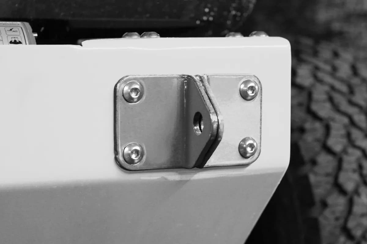 Recovery and Towing 2007-2018 D-Ring Mounting Brackets Bare Metal