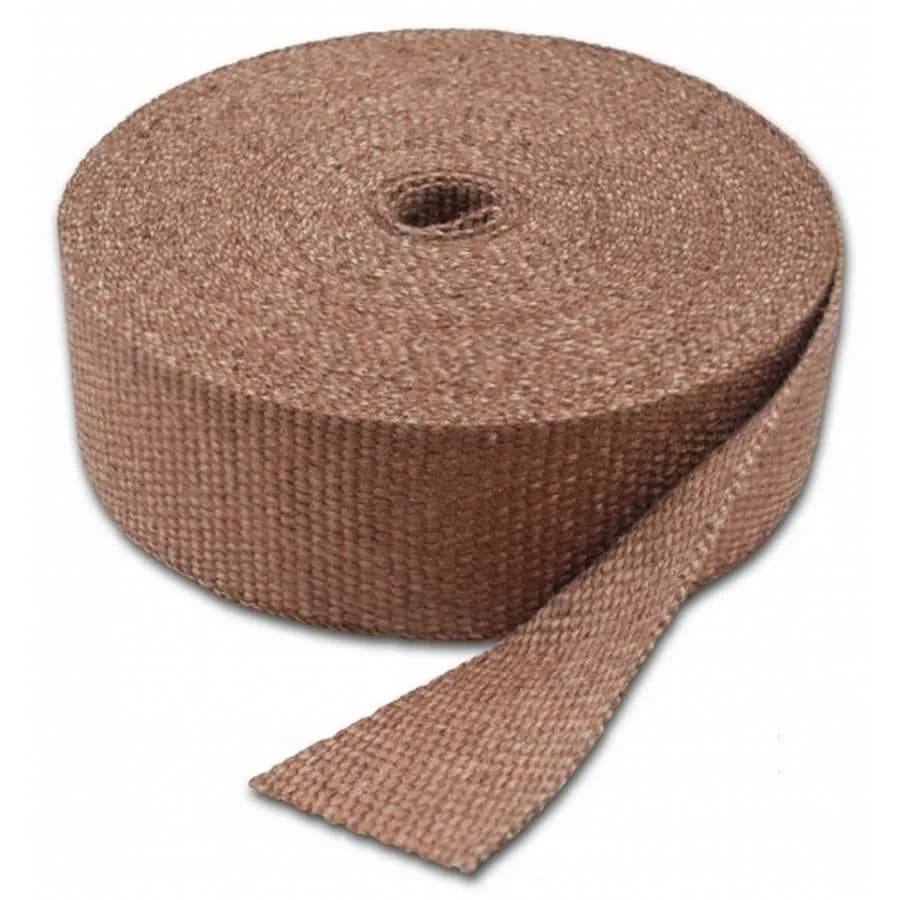 Exhaust Header Wrap 50 Foot x 1 Inch Copper Coated Generation II Thermo Tec