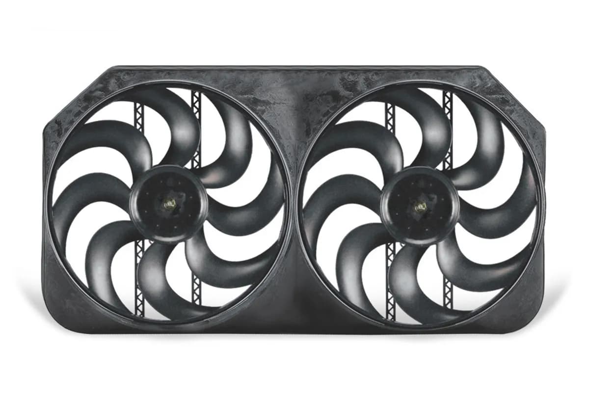 Fan Electric 15in Dual Shrouded Sblade Universal w/ Variable Speed Control