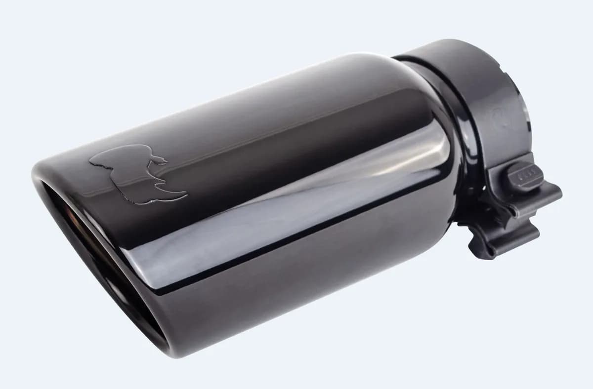 Go Rhino GRT3414BC - Black Chrome Stainless Steel Exhaust Tip - Black Chrome