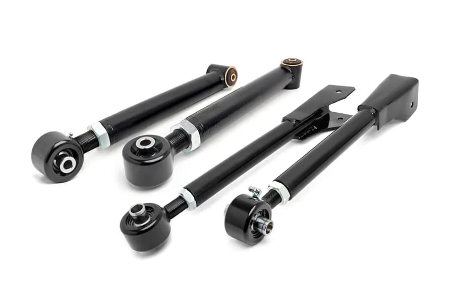Rough Country Front Upper & Lower X-Flex Adjustable Control Arms - 0-6.5in Lifts - TJ/LJ